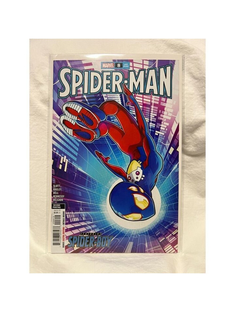 Spider-Man #8 Spider-Boy Second Printing Variant Comic